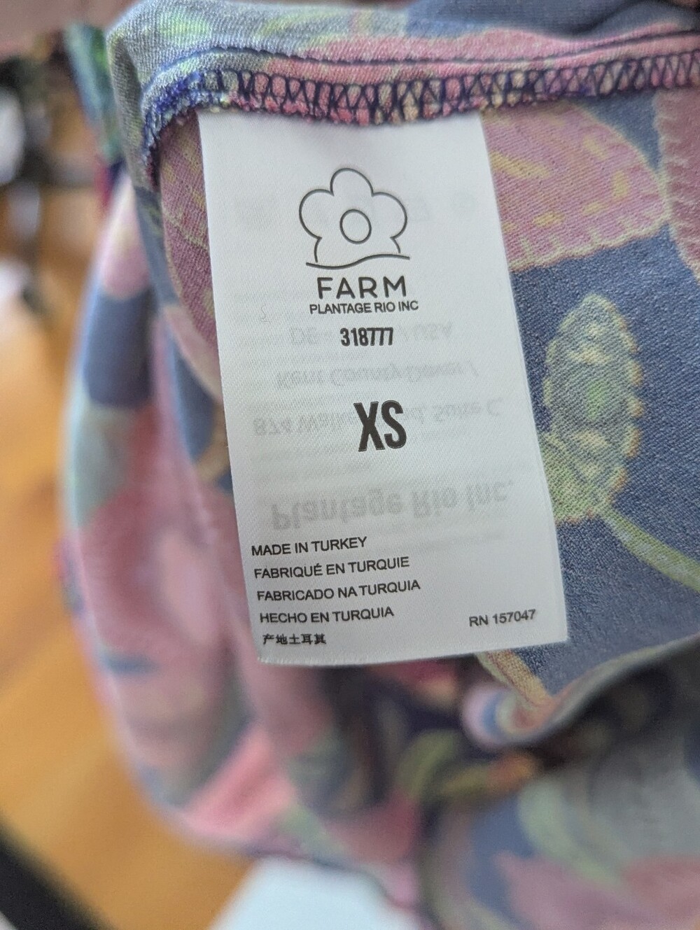Farm Rio Macaw Bloom Floral Dress XS - Picture 5 of 13